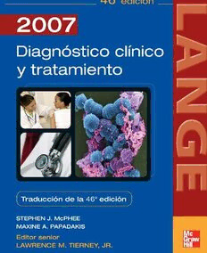 Download Diagnóstico clínico y tratamiento 2007 PDF by Stephen J