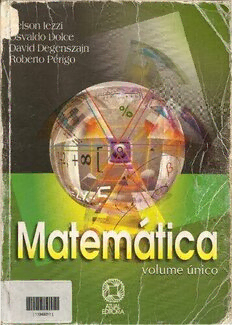 Download Matemática Volume Único PDF by Gelson Iezzi Osvaldo Dolce