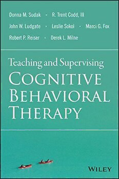 Download Teaching and supervising cognitive behavioral therapy PDF by ...