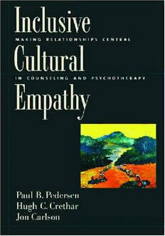 Download Inclusive Cultural Empathy: Making Relationships Central In ...