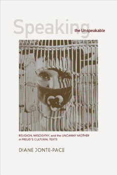 Download Speaking The Unspeakable: Religion, Misogyny, And The Uncanny ...