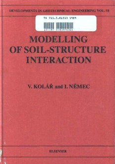 Download Modelling Of Soil-Structure Interaction PDF By VLADIMÍR KOLÁŘ ...