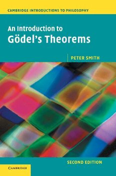 Download An introduction to Gödel's theorems PDF by Gödel, Kurt; Gödel ...