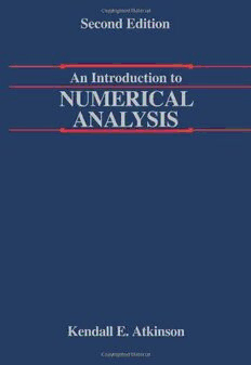 Download An Introduction To Numerical Analysis (2nd Edition) PDF By ...