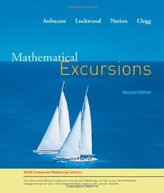 mathematical excursions pdf