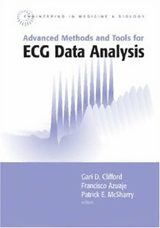 Download Advanced Methods And Tools for ECG Data Analysis PDF by Gari D ...