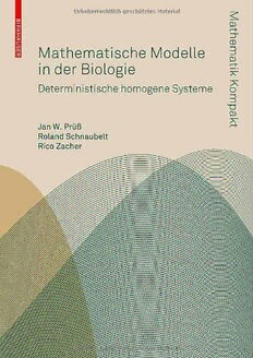 Download Mathematische Modelle In Der Biologie: Deterministische ...